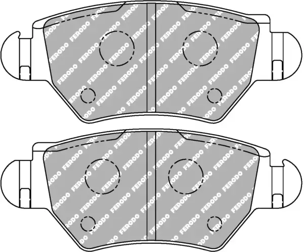 Carreras de coches Ferodo DS2500 - FCP1294H