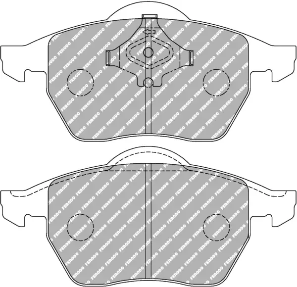 Carreras de coches Ferodo DS2500 - FCP1323H