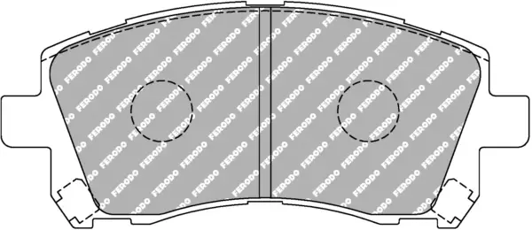 Carreras de coches Ferodo DS2500 - FCP1327H