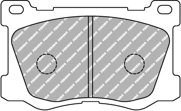 Carreras de coches Ferodo DS2500 - FCP4671H