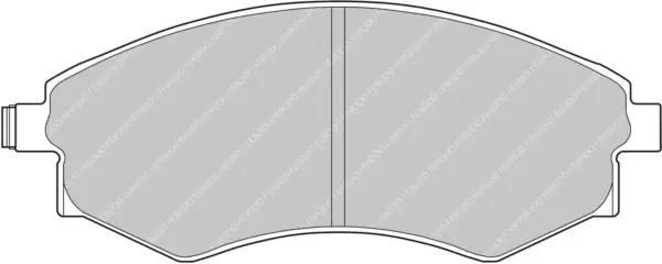 DS2500 de carreras Ferodo - FCP600H