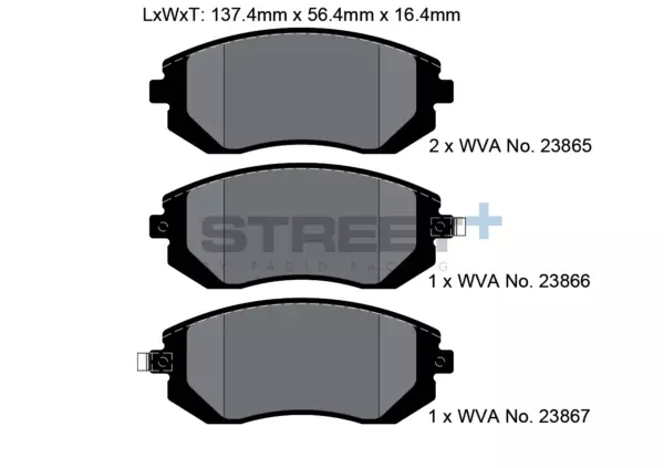 Pagid Street+ - T8047SP2001
