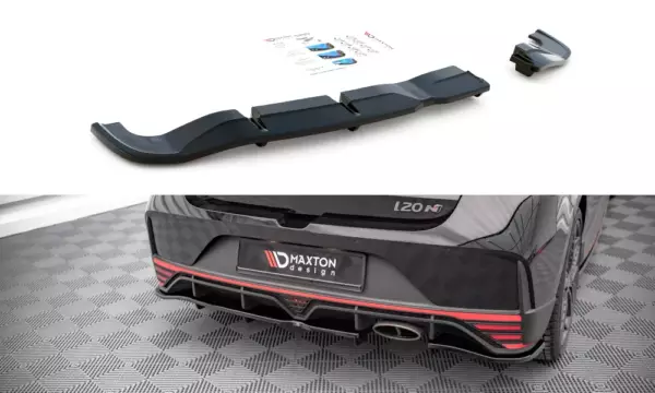 Splitter trasero central (con barras verticales) Hyundai I20 N Mk3