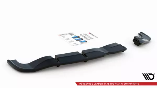 Central Rear Splitter (with vertical bars) Hyundai I20 N Mk3 - Imagen 6