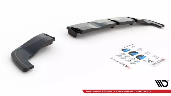 Central Rear Splitter (with vertical bars) Hyundai I20 N Mk3 - Imagen 7