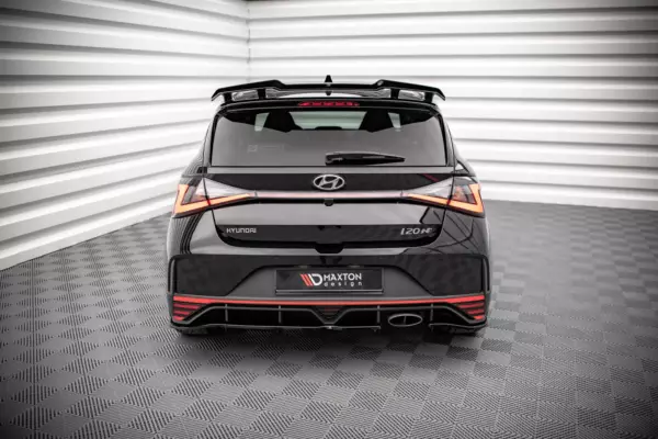 Central Rear Splitter (with vertical bars) Hyundai I20 N Mk3 - Imagen 2