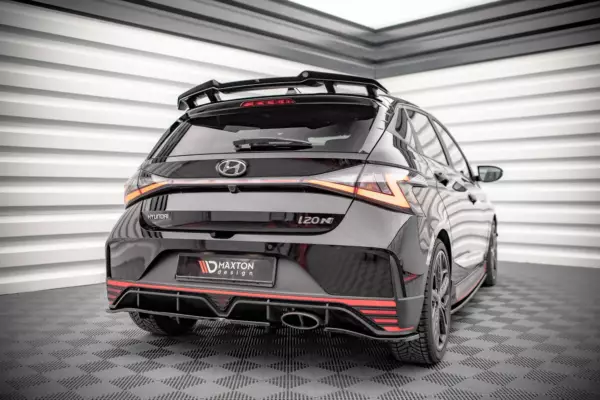 Central Rear Splitter (with vertical bars) Hyundai I20 N Mk3 - Imagen 3