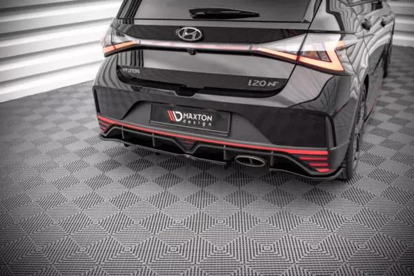 Central Rear Splitter (with vertical bars) Hyundai I20 N Mk3 - Imagen 4