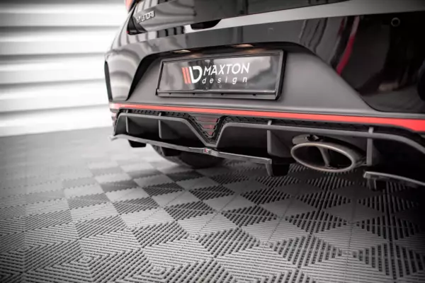 Central Rear Splitter (with vertical bars) Hyundai I20 N Mk3 - Imagen 5