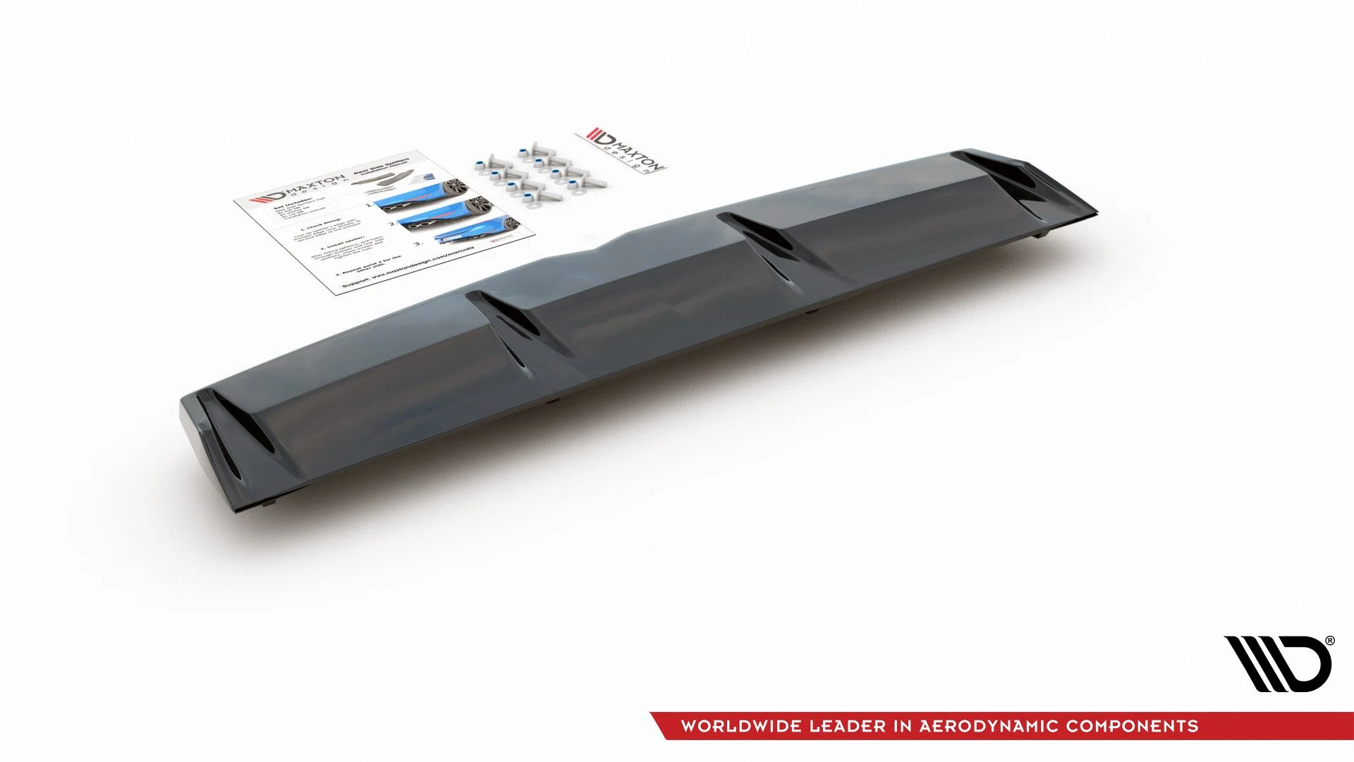 Central Rear Splitter (with vertical bars) Hyundai I30 N Mk3 Fastback - Image 6
