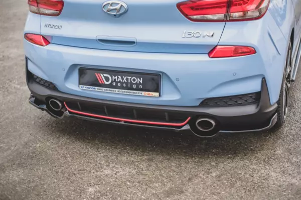 Central Rear Splitter (with vertical bars) Hyundai I30 N Mk3 Hatchback - Imagen 5