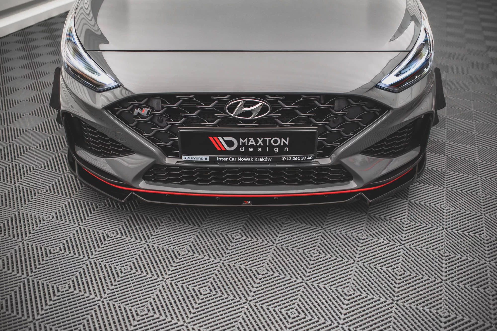 Front Splitter V.2 Hyundai I30 N Hatchback/Fastback Mk3 Facelift - Image 2