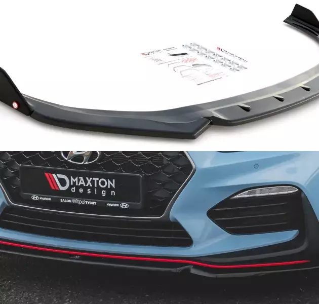 Splitter Delantero V.6 + Flaps Hyundai I30 N Mk3 Hatchback/Fastback