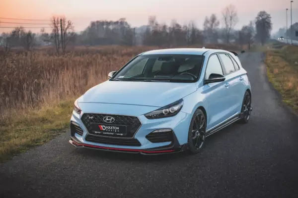 Front Splitter V.6 + Flaps Hyundai I30 N Mk3 Hatchback/Fastback - Imagen 2