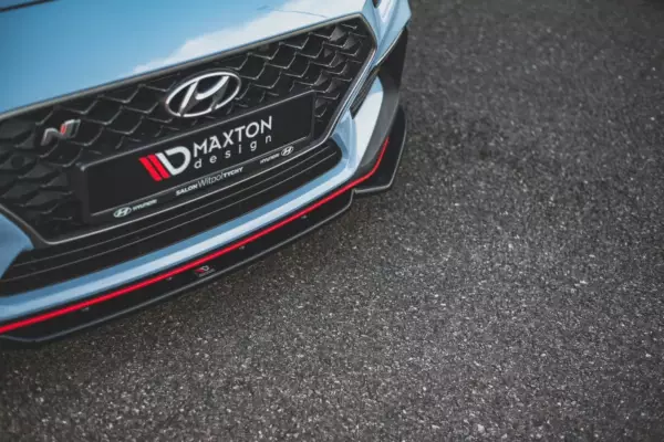 Front Splitter V.6 + Flaps Hyundai I30 N Mk3 Hatchback/Fastback - Imagen 3