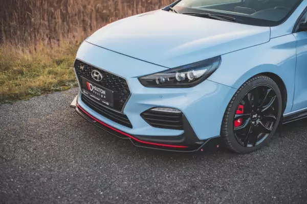 Front Splitter V.6 + Flaps Hyundai I30 N Mk3 Hatchback/Fastback - Imagen 4