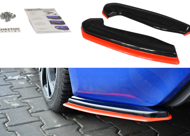 REAR SIDE SPLITTERS V.2 SUBARU BRZ FACELIFT