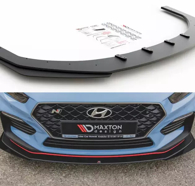 Divisor delantero y aletas de durabilidad para competición Hyundai I30 N Mk3 Hatchback / Fastback