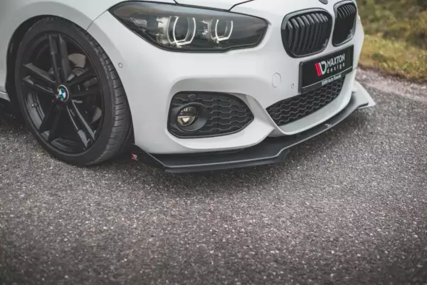 Racing Durability Front Splitter V.3 + Flaps for BMW 1 F20 M-Pack Facelift / M140i - Imagen 4