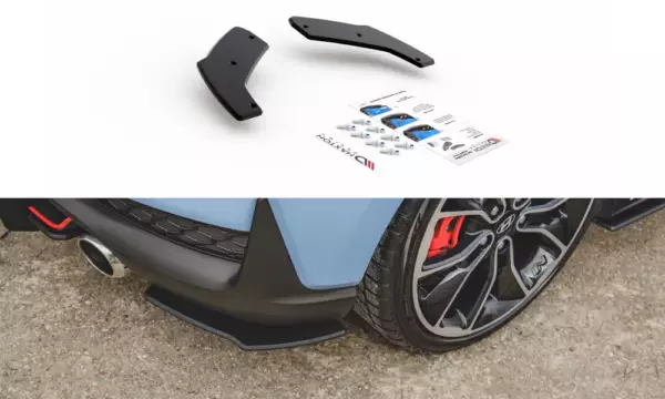 Divisores laterales traseros de durabilidad de carreras Hyundai I30 N Mk3 Hatchback