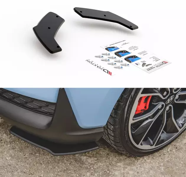 Divisores laterales traseros de durabilidad de carreras Hyundai I30 N Mk3 Hatchback