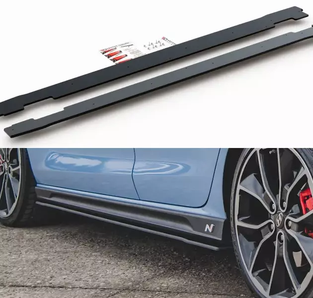 Faldones laterales duraderos para competición Difusores Hyundai I30 N Mk3 / Mk3 FL Hatchback / Fastback