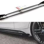 Racing Durability Side Skirts Diffusers V.2 + Flaps for BMW 1 F20 M135i / M140i / M-Pack