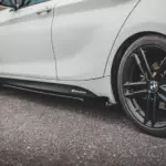 Racing Durability Side Skirts Diffusers V.2 + Flaps for BMW 1 F20 M135i / M140i / M-Pack - Image 4