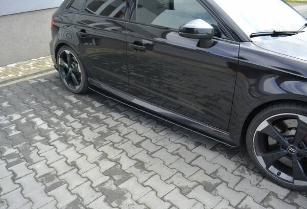 Racing Side Skirts Diffusers V.1AUDI Audi RS3 8V FL Sportback - Imagen 2