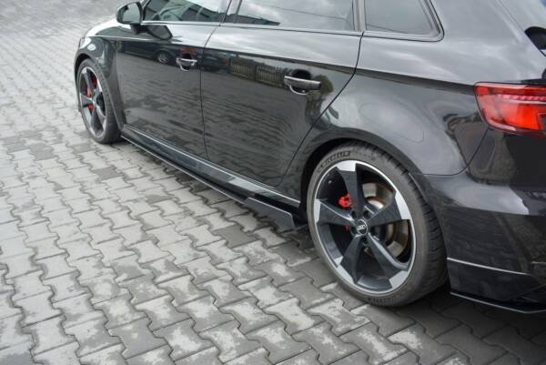 Racing Side Skirts Diffusers V.2 AUDI Audi RS3 8V FL Sportback - Imagen 3