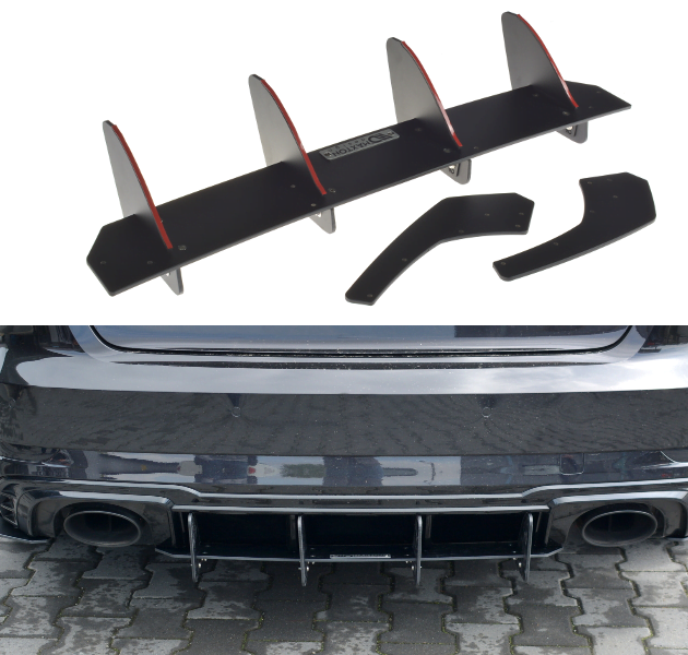 Difusor trasero V.1 Audi RS3 8V FL Sportback