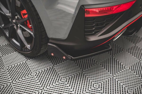 Rear Side Splitters V.1 + Flaps Hyundai I30 N Hatchback Mk3 Facelift - Imagen 2