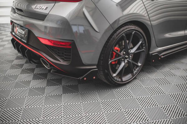 Rear Side Splitters V.1 + Flaps Hyundai I30 N Hatchback Mk3 Facelift - Imagen 4