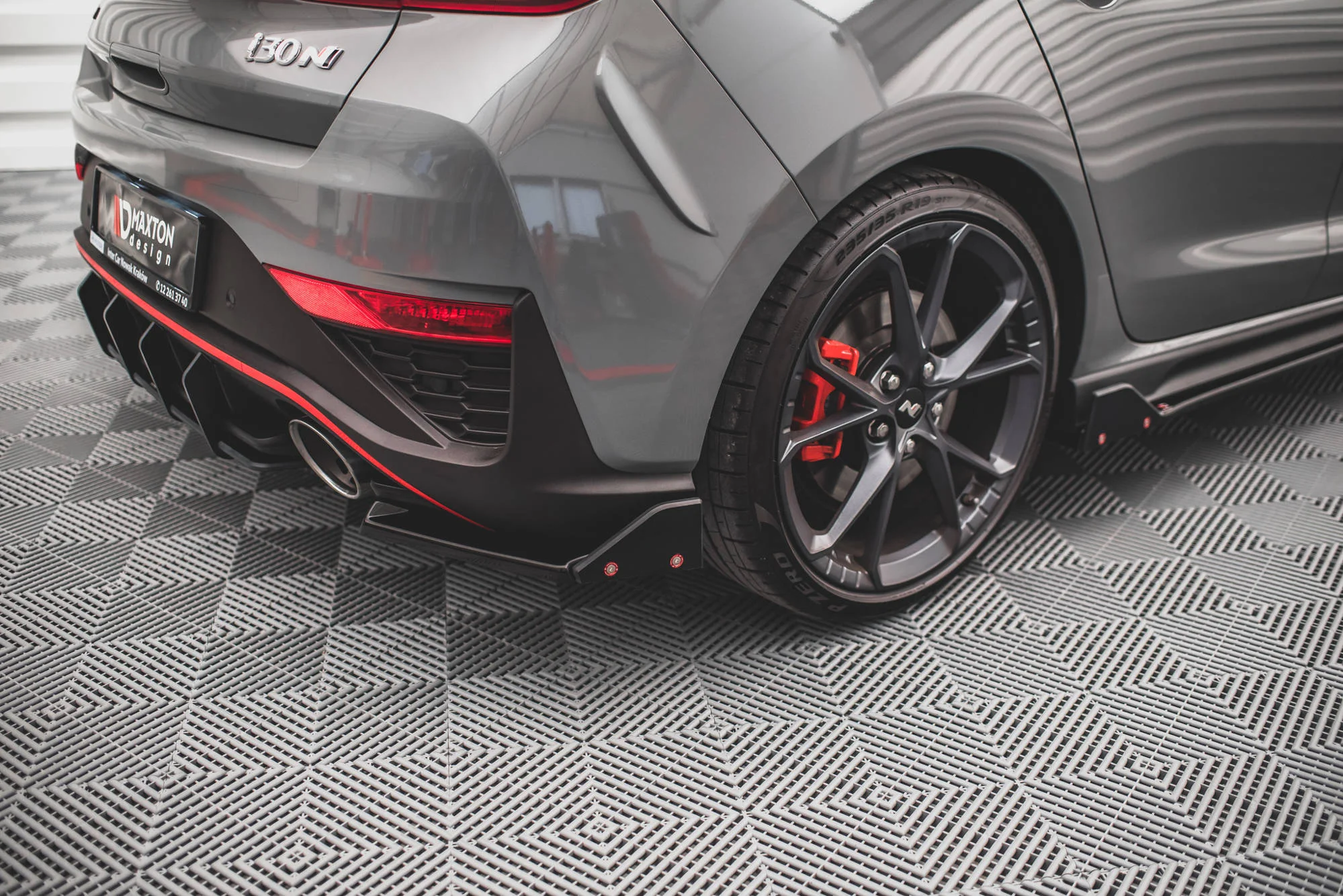 Rear Side Splitters V.1 + Flaps Hyundai I30 N Hatchback Mk3 Facelift - Image 4