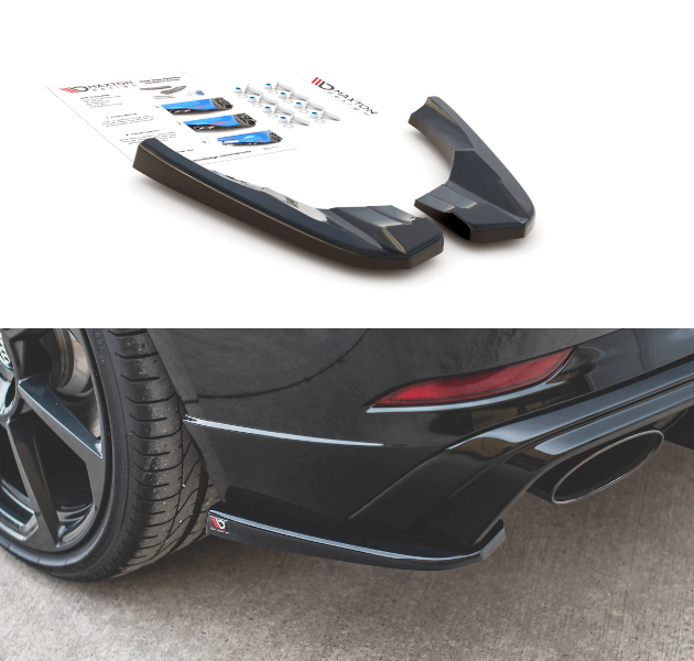 Splitters laterales traseros V.2 Audi RS3 8V Sportback Facelift