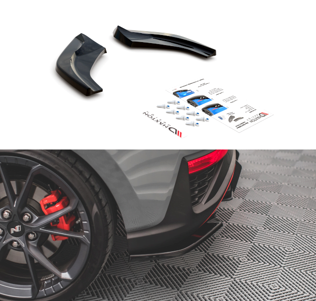 Divisores laterales traseros V.2 Hyundai I30 N Hatchback Mk3 Facelift
