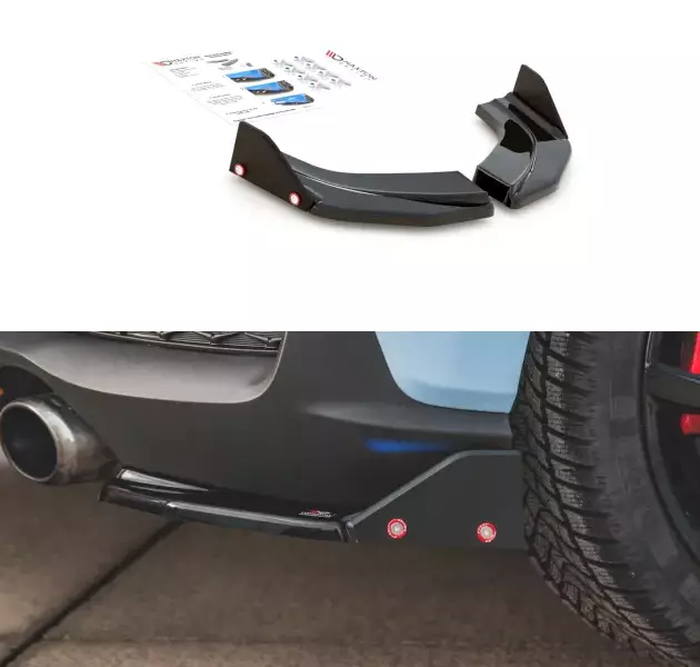 Splitters laterales traseros V.6 + Flaps Hyundai I30 N Mk3 Hatchback