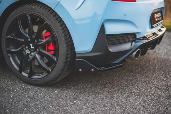 Rear Side Splitters V.7 + Flaps Hyundai I30 N Mk3 Hatchback - Imagen 2