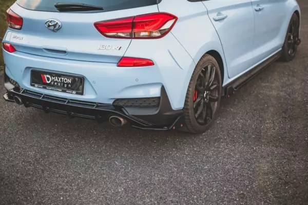 Rear Side Splitters V.7 + Flaps Hyundai I30 N Mk3 Hatchback - Imagen 4