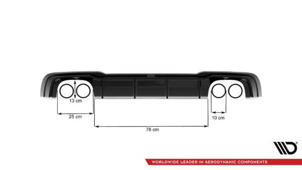 Rear Valance + Milltek Sport Exhaust Audi RS3 Sportback 8V Facelift - Imagen 11