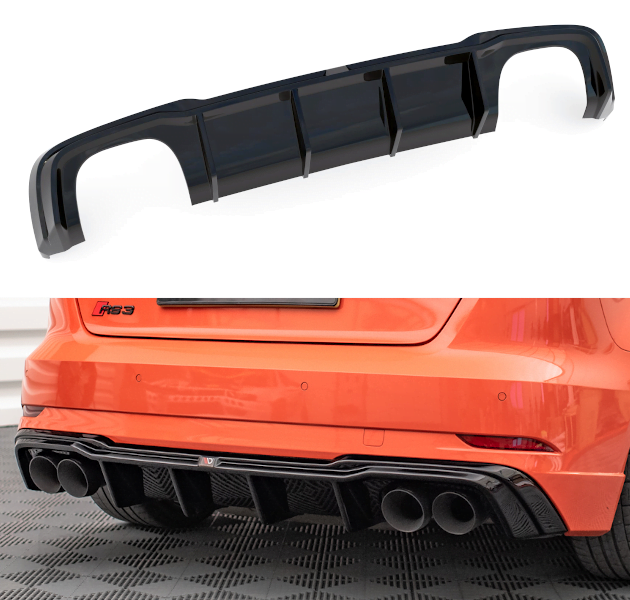 Rear Valance + Milltek Sport Exhaust Audi RS3 Sportback 8V Facelift