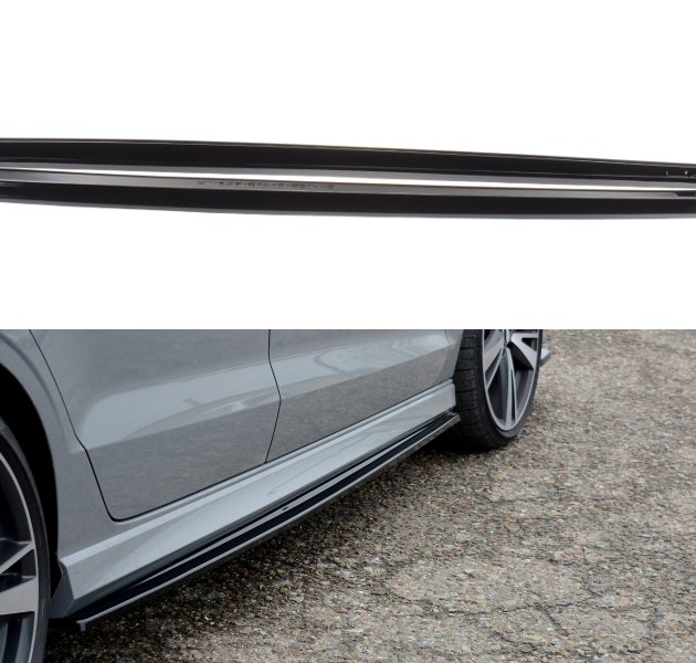 Side Skirts Diffusers Audi RS3 8V FL Sedan