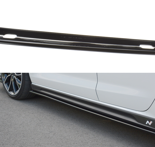 Difusores de faldones laterales V.1 Hyundai I30 N Mk3 Hatchback / Fastback