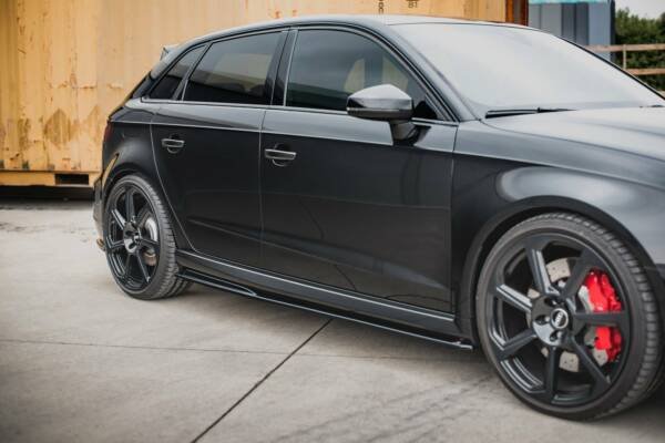 Side Skirts Diffusers V.2 Audi RS3 8V Sportback Facelift - Imagen 4