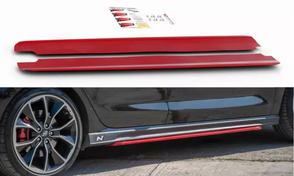 Difusores de faldones laterales V.2 Hyundai I30 N Mk3