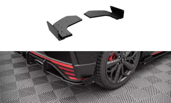 Divisores laterales traseros Street Pro + aletas para Hyundai I20 N Mk3