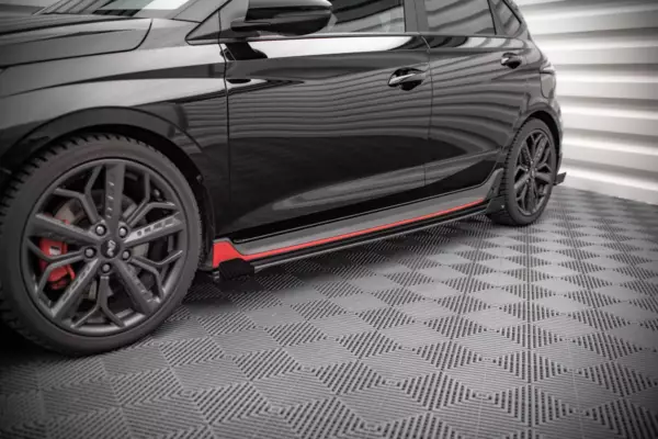 Street Pro Side Skirts Diffusers + Flaps Hyundai I20 N Mk3 - Imagen 2