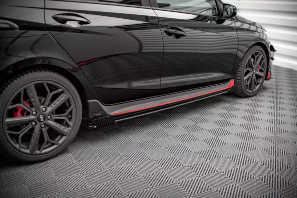 Street Pro Side Skirts Diffusers + Flaps Hyundai I20 N Mk3 - Imagen 4