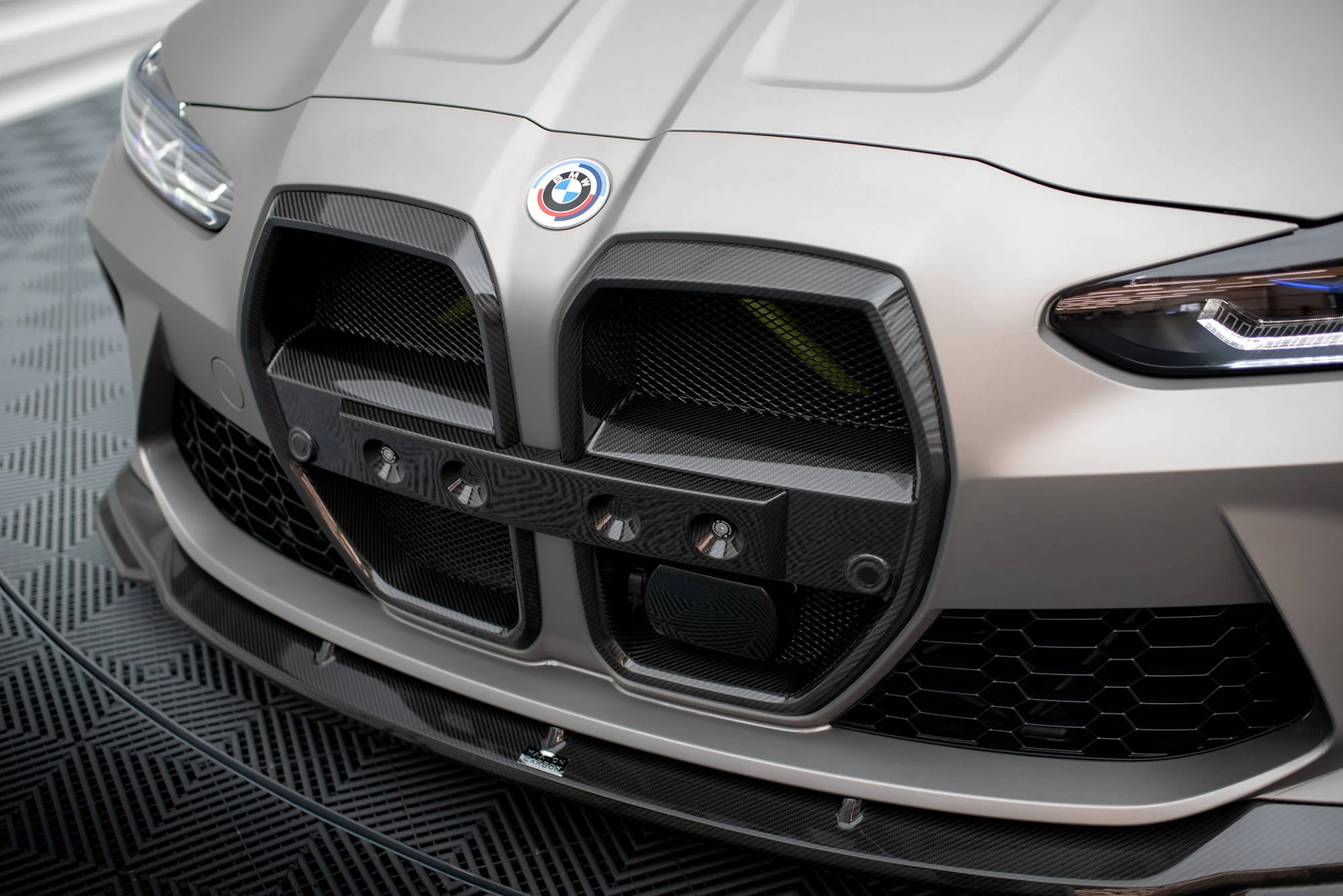 Carbon Fiber Front Grill BMW M4 G82  / M3 G80 - Image 2