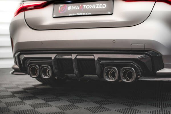 Carbon Fiber Rear Diffuser BMW M4 G82  / M3 G80 - Image 2